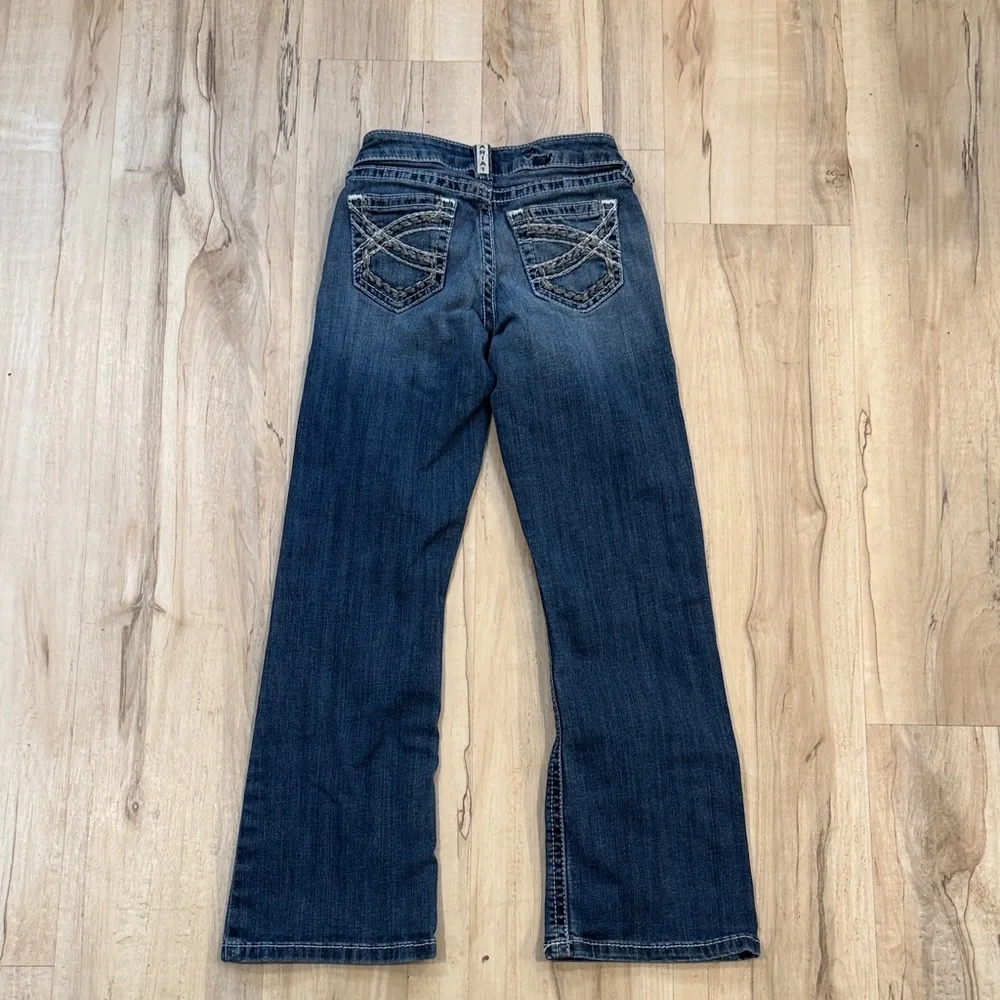 Ariat Girls REAL Denim Medium Blue Bootcut Jeans